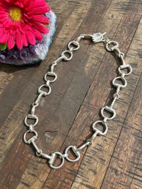 18" Horsebit Chain Necklace