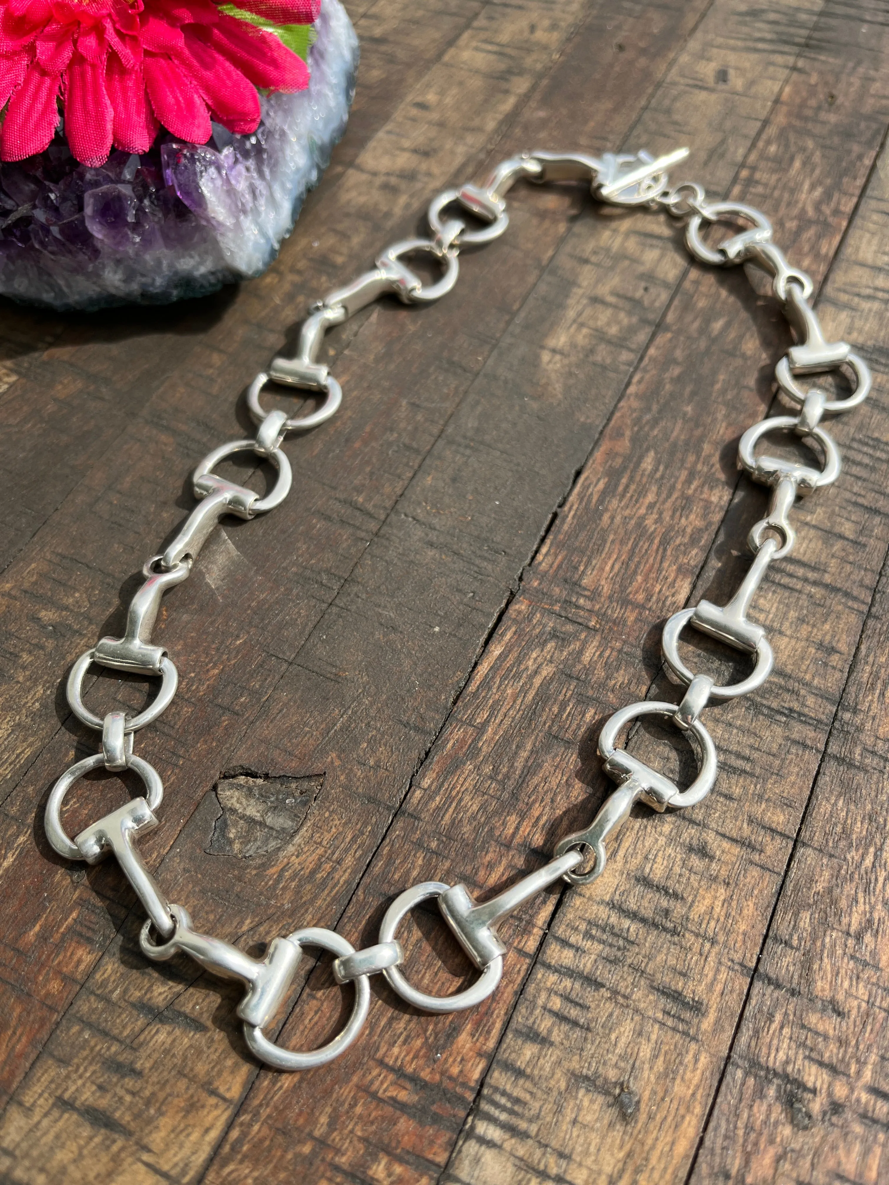 18" Horsebit Chain Necklace