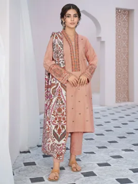 2 Piece Embroidered Khaddar Suit (Unstitched)