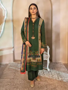 2 Piece Khaddar Suit-Printed (Unstitched)