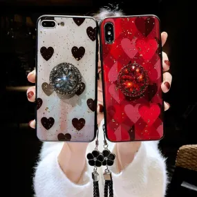 2021 Newest Luxury Diamond Case With Ring Bracket For iPhone