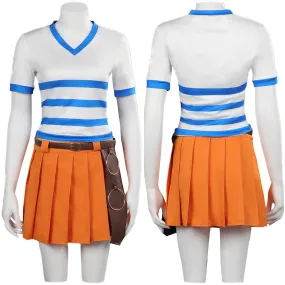 2023 Movie One Piece Sets Sail Nami Kids Children Outfits Party Carnival Halloween Cosplay Costume