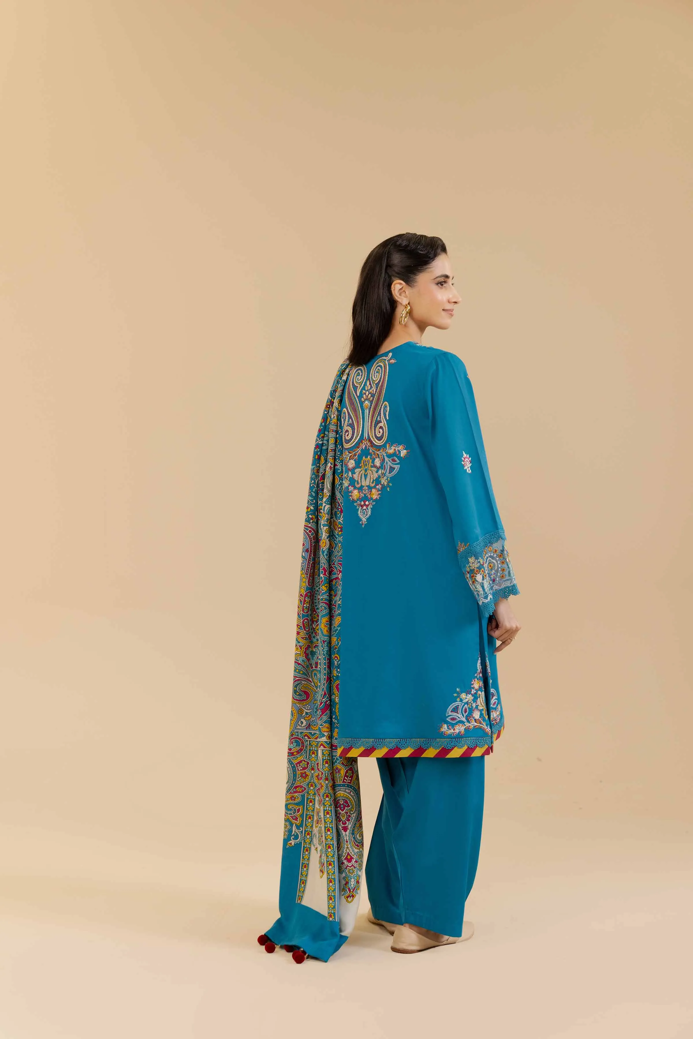 3 Piece - Embroidered Suit - 42404285