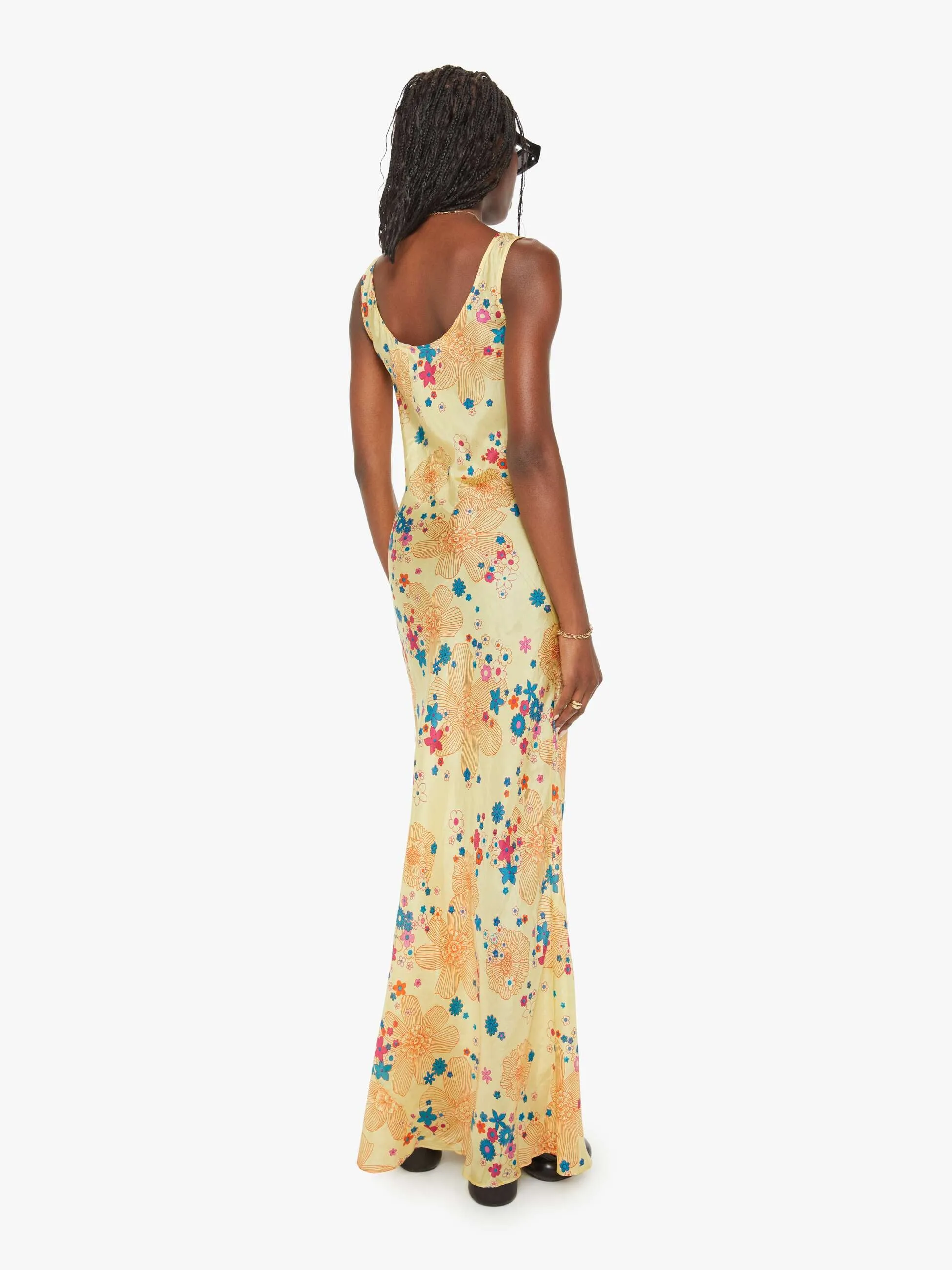 Alix Of Bohemia Adele Silk Dress - Yellow Lemon