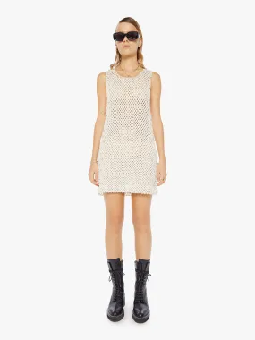 Alix Of Bohemia Gia Bone And Bead Crochet Dress - Ivory