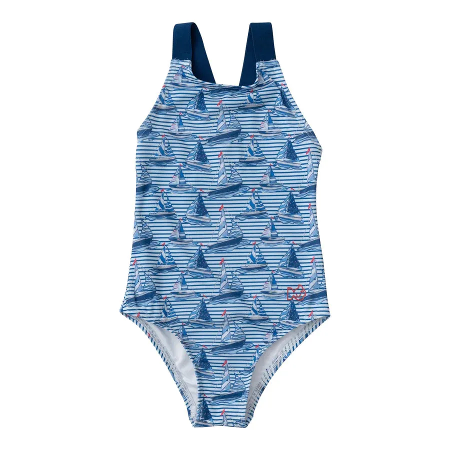 Americana Sailboat Creek Crossing Swimsuit