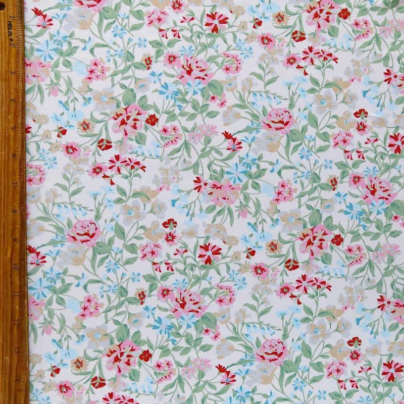 Classy Garden Floral Poly Spandex Swimsuit Fabric