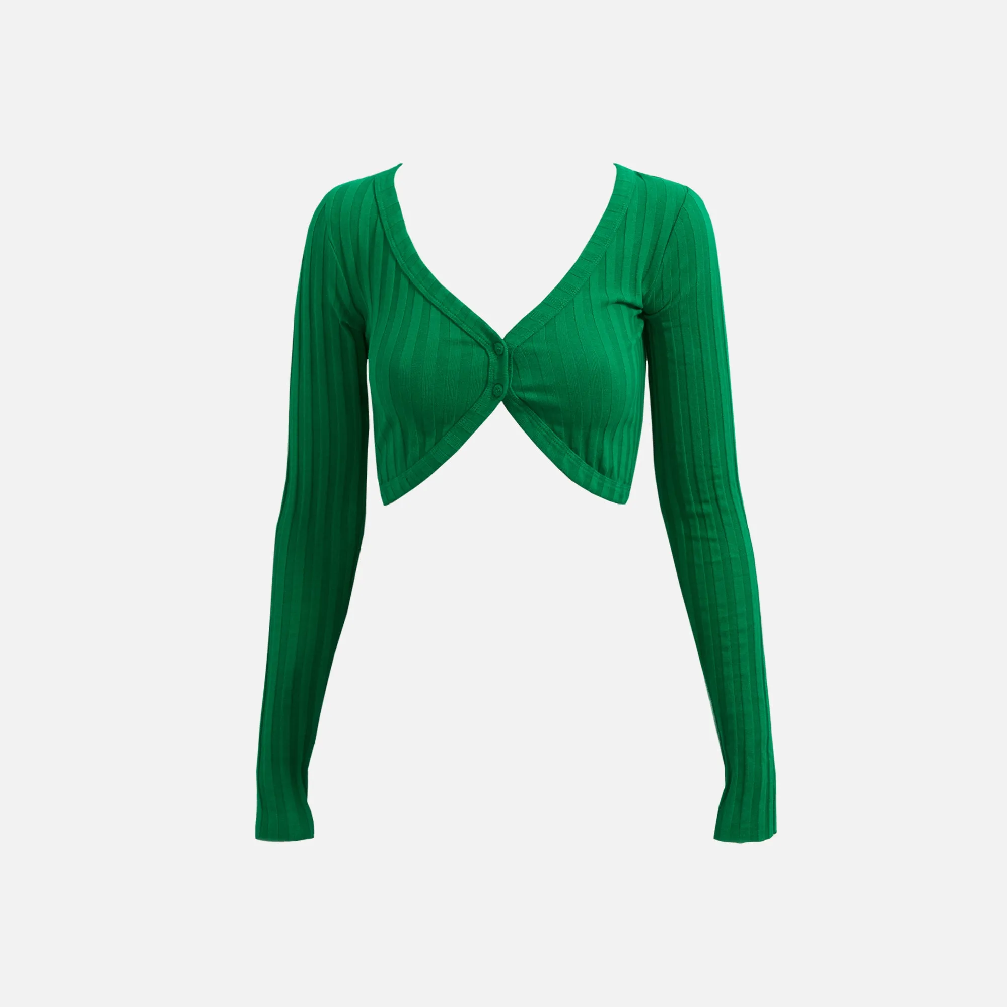 Cotton Citizen Capri Crop Cardigan - Kelly Green