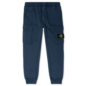 Cotton Fleece Pants - Marine Blue