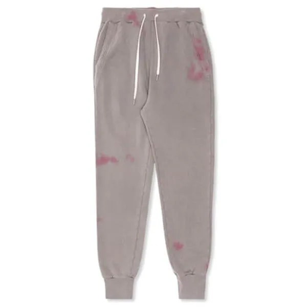 Double Dye Sweatpants - Grey/Pink