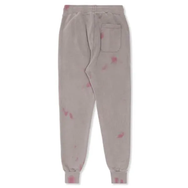 Double Dye Sweatpants - Grey/Pink