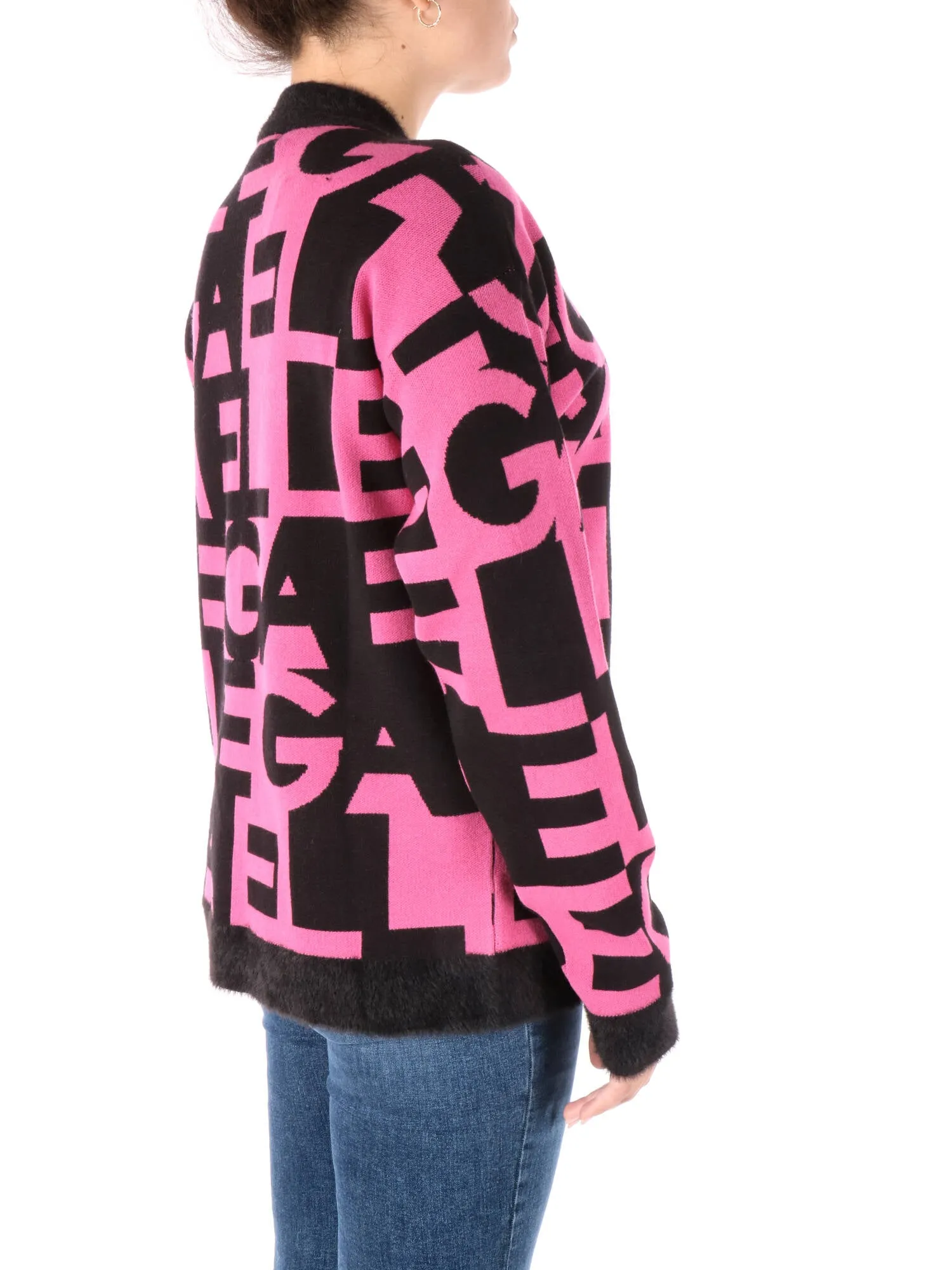 Gaelle Paris cardigan con logo all-over