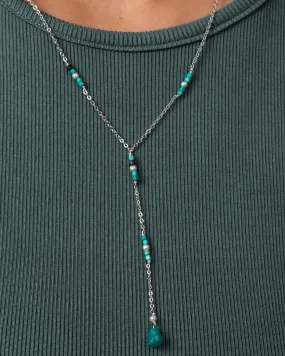 Italian Turquoise Square Necklace