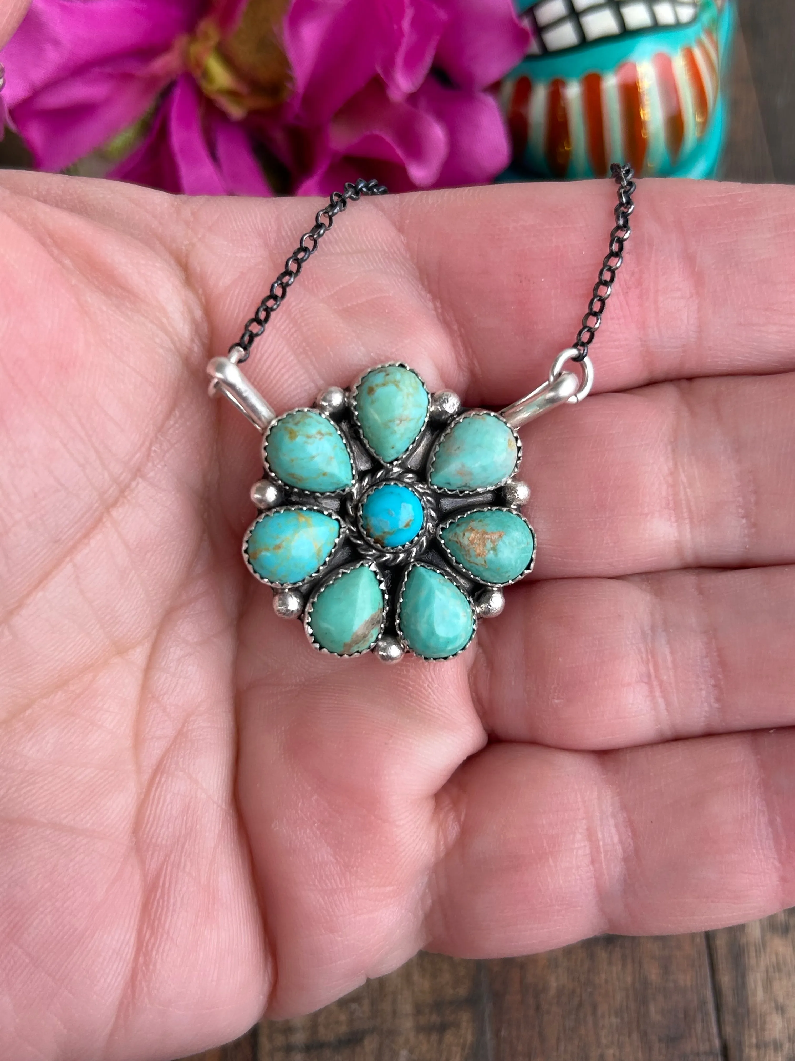 Kingman Cluster Necklace #9