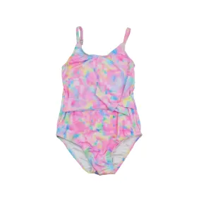 Knot Swimsuit | Multi Color Tie Dye (6, 7)