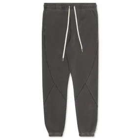 Loose Stitch Sweats - Washed Black