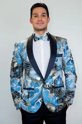 Monte Carlo Blue Tuxedo Jacket (Separates)