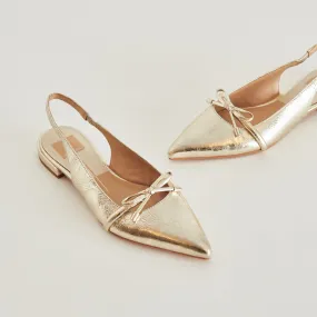 PAYGE FLATS PLATINUM DISTRESSED LEATHER