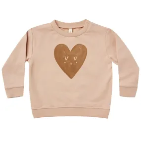 Quincy Mae Fleece Sweatshirt - Heart