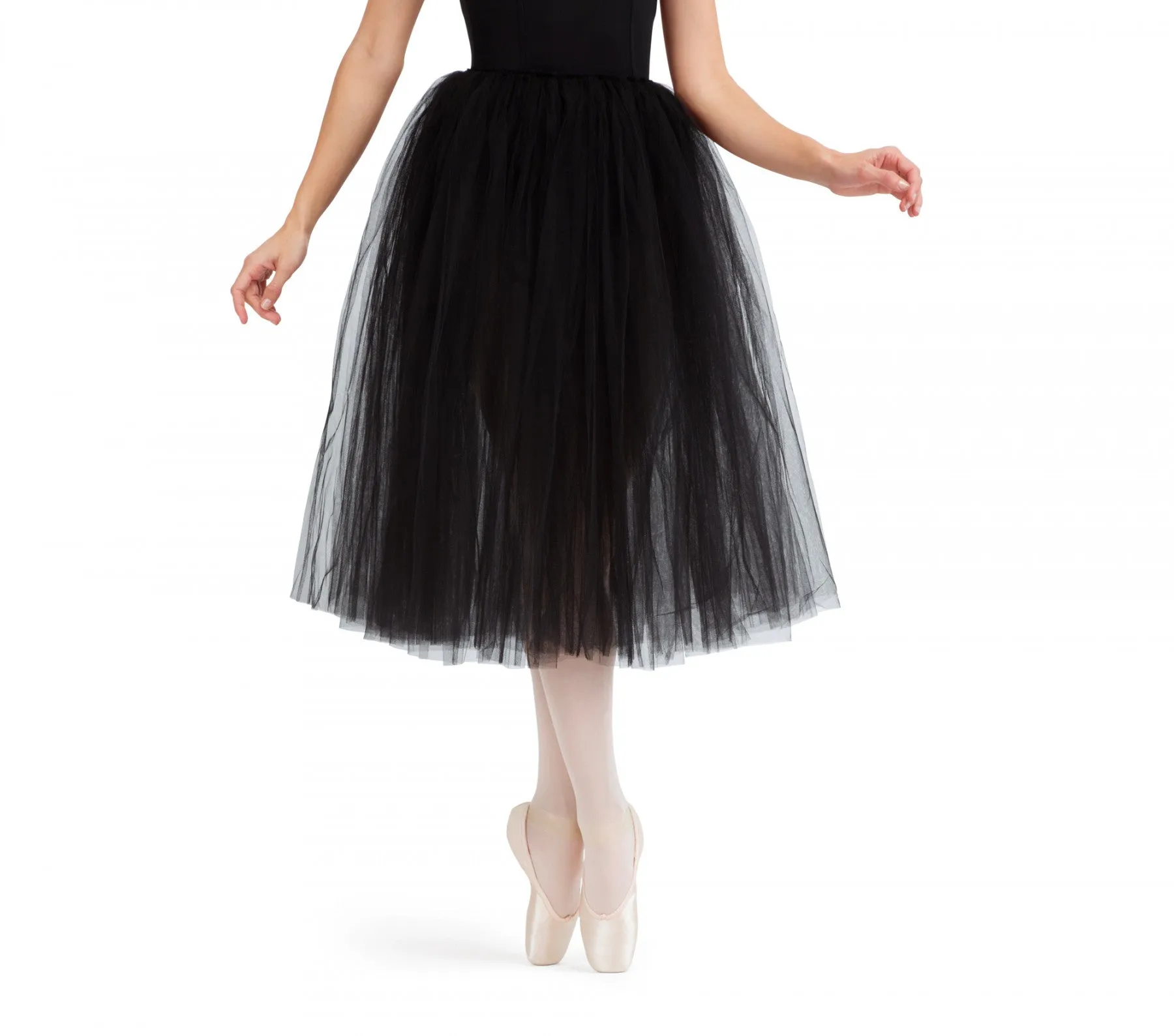 Rehearsal tulle skirt-Black