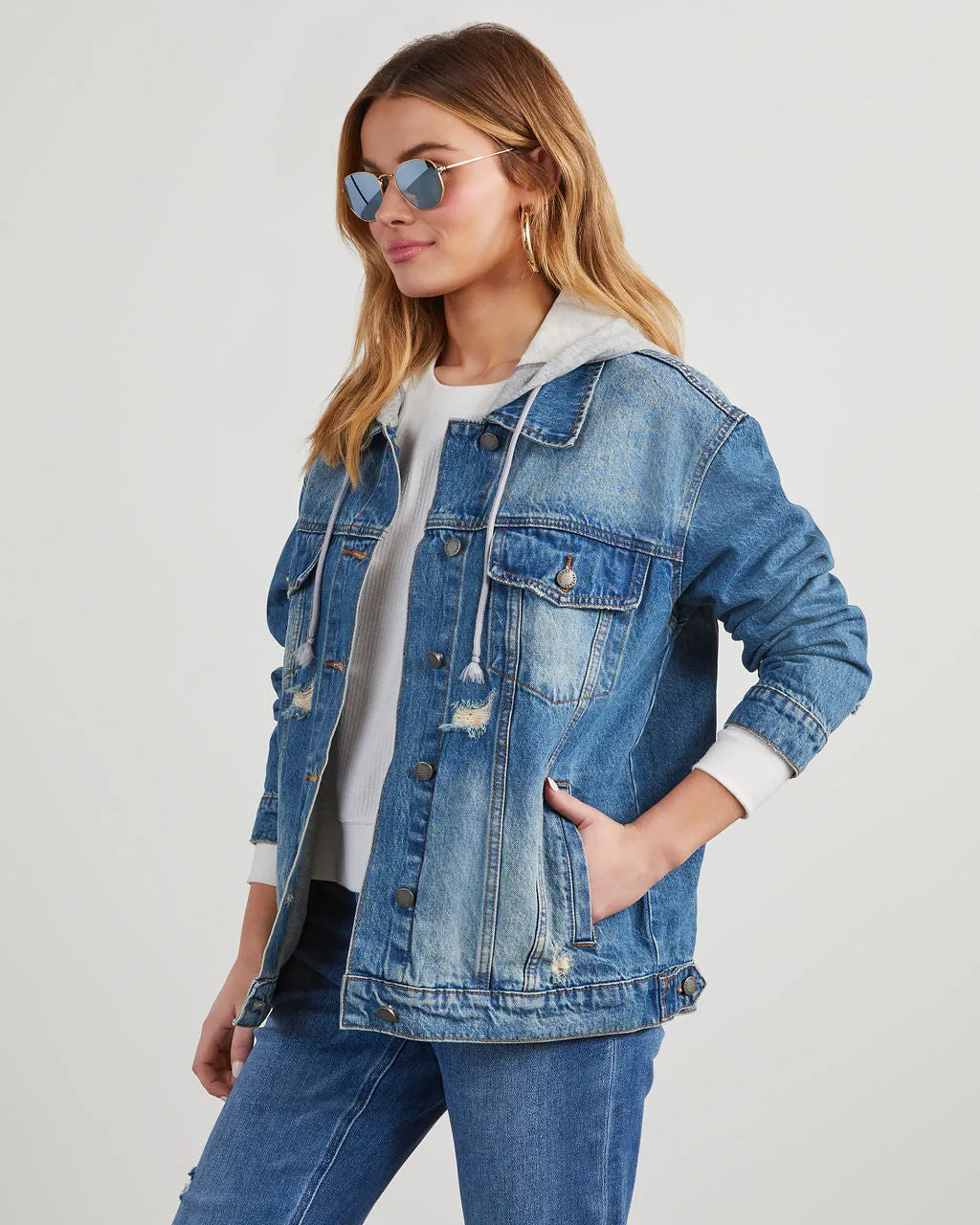 Rudberg Hooded Denim Jacket