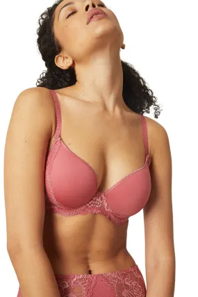 Simone Perele Promesse 3D Plunge Bra, Blush Pink (12H315)