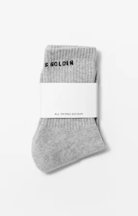 THE A.T.G CREW SOCK - GREY