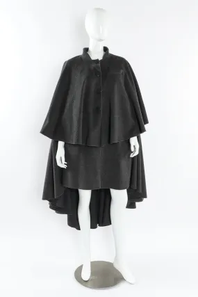 Tiered Cashmere Cape